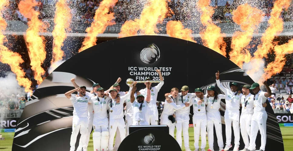 South Africa Celebrates Historic World Test Championship Victory at OR Tambo Airport