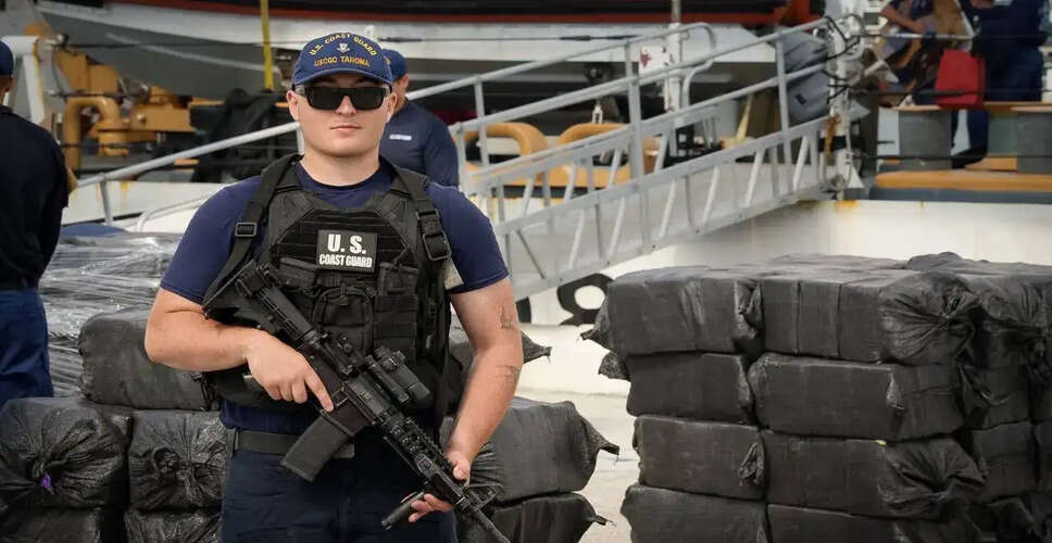 US Coast Guard Seizes Over 6,000 Pounds of Cocaine Near Colombia
