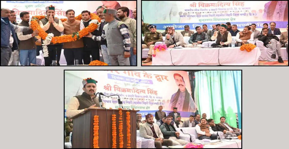 Vikramaditya Singh Advocates for Doorstep Governance and Infrastructure Development