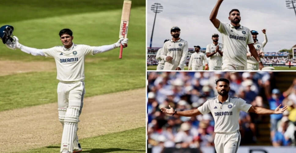 India Secures Historic Test Victory Over England at Edgbaston