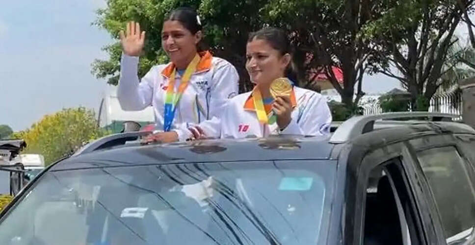 Indian Women Beach Kabaddi Team Celebrated After Asian Beach Games Triumph