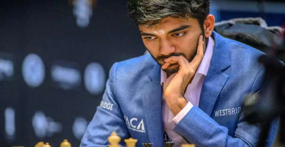 Gukesh Dommaraju: The Young Chess Prodigy Redefining Indian Chess