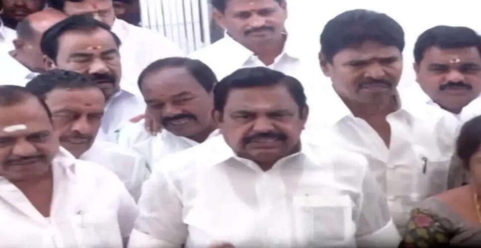 AIADMK Legislators Walk Out of Tamil Nadu Assembly Over Zero Hour Issues
