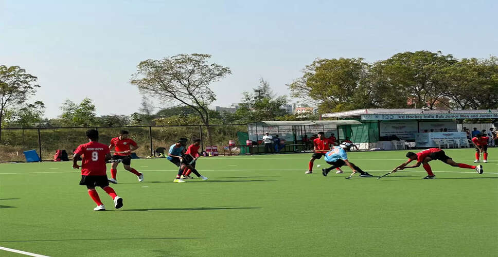 Dominant Performances Mark Day 2 of Hockey India Junior Men Academy Championship 2025