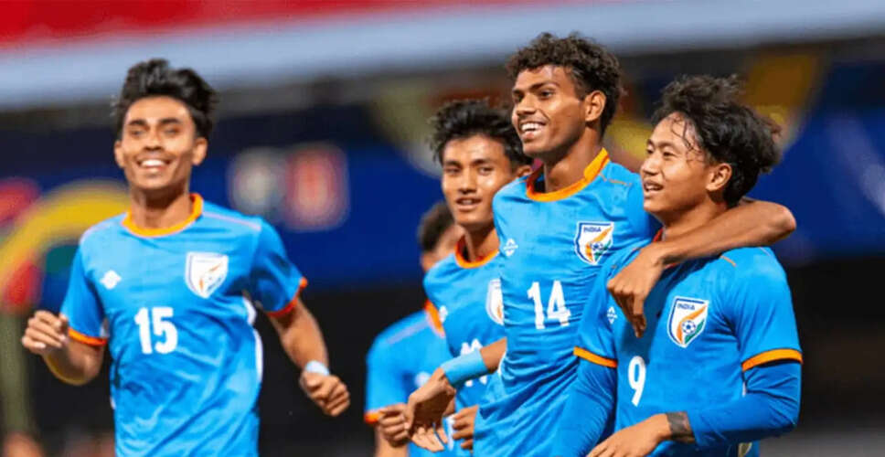 India Triumphs Over Bhutan 5-0 to Reach SAFF U20 Championship Final