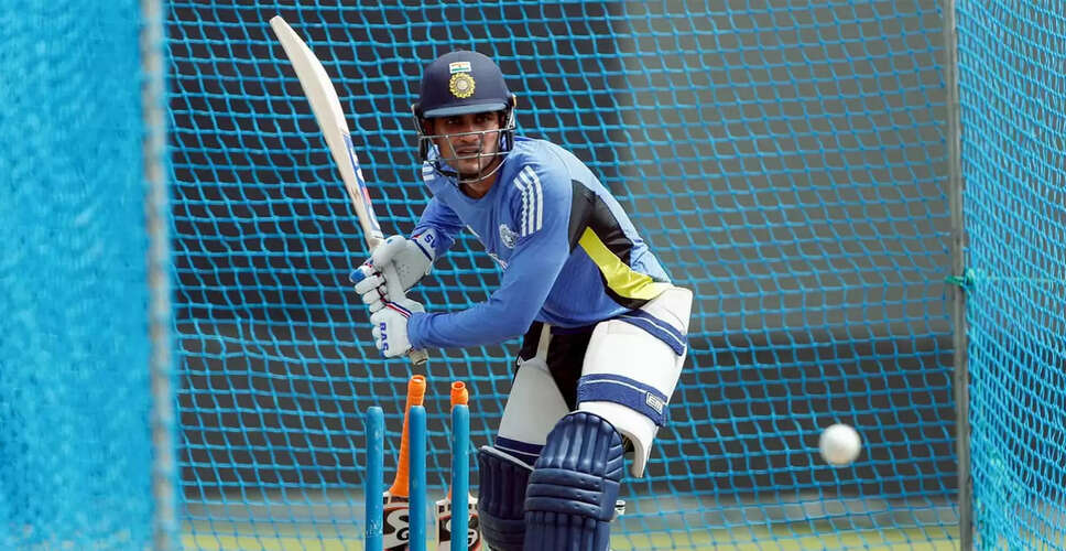 Shubman Gill Returns to Action as India Prepares for ODI Series Against New Zealand