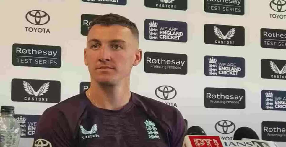 Harry Brook Claims India Was 'Afraid' of England's Batting Strength