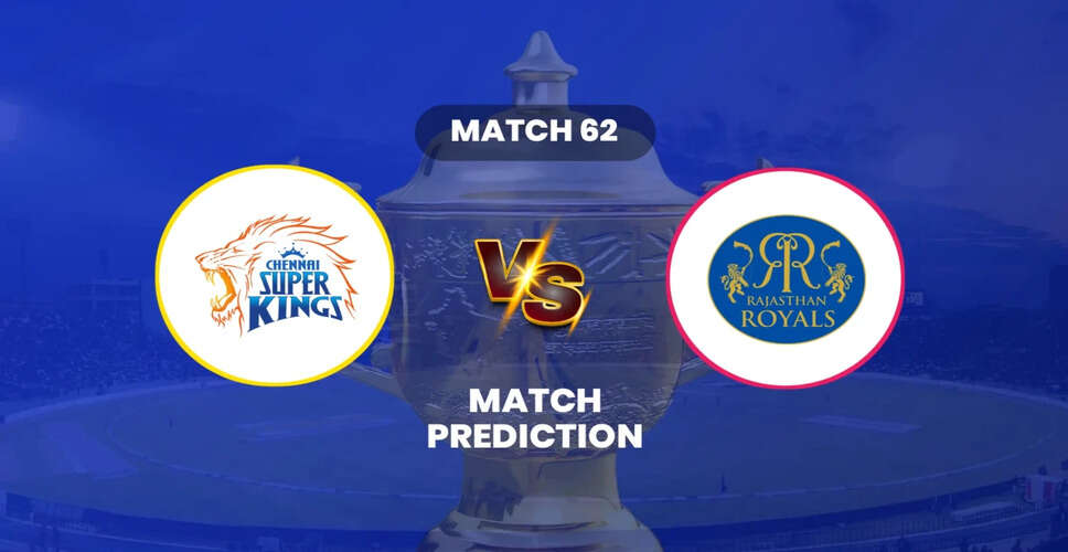 Chennai Super Kings vs Rajasthan Royals: Match Preview and Predictions