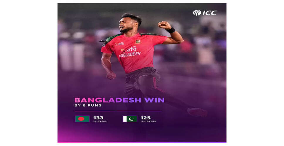 Bangladesh Secures Historic T20I Series Victory Over Pakistan