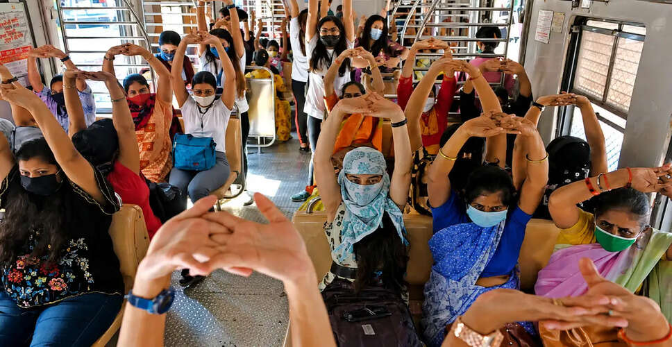 Transforming Commutes: Yoga in Mumbai's Local Trains