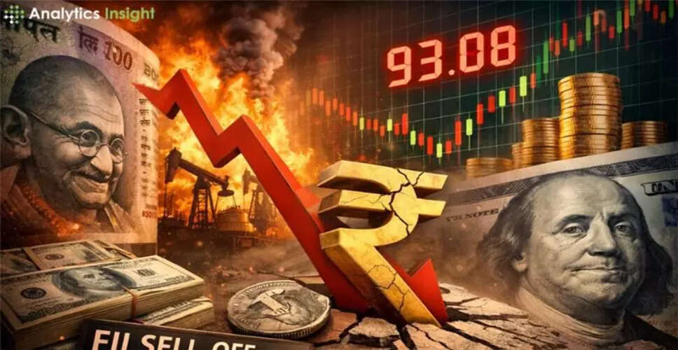 Indian Rupee Hits Record Low Amid Middle East Tensions