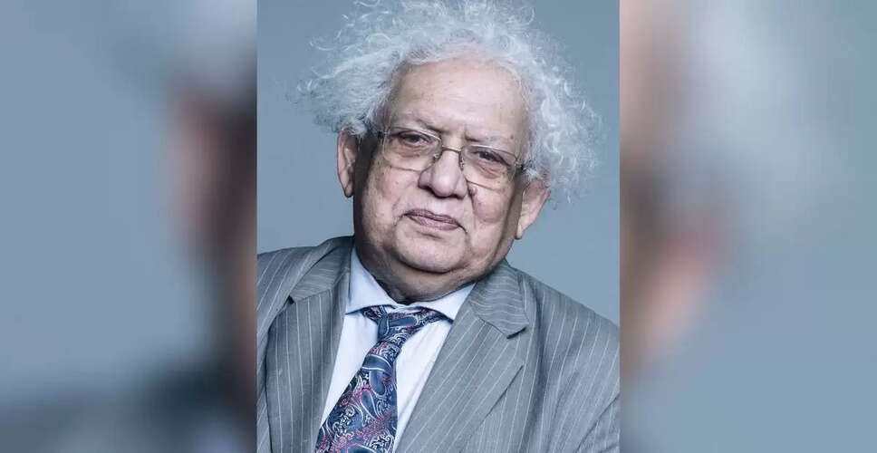 Tribute to Meghnad Desai: Renowned Economist and Member of the House of Lords Passes Away