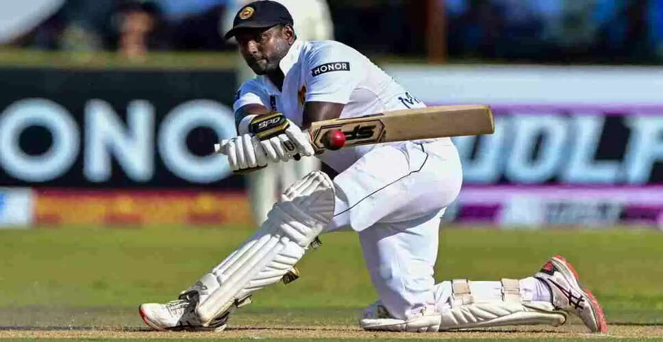 Angelo Mathews Announces Retirement from Test Cricket, Eyes White-Ball Future