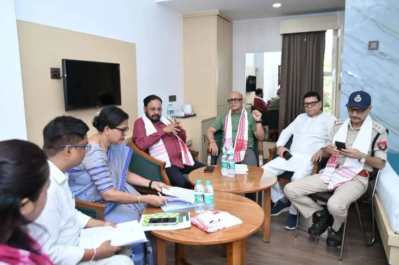 Ministers Review Flood Impact in Gohpur, Assam