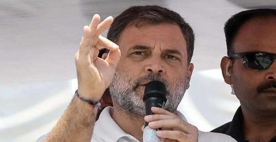 Rahul Gandhi Criticizes BJP Over Misogynistic Remarks Against Congress Leader