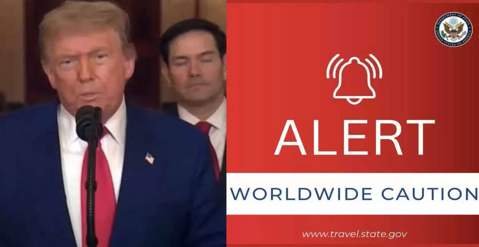 US Issues Global Travel Advisory Amid Israel-Iran Tensions