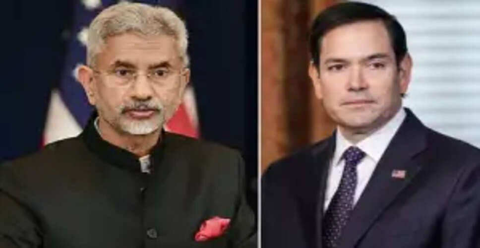 S Jaishankar Engages in Key Discussions with US Secretary of State Marco Rubio