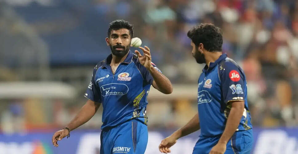 Jasprit Bumrah Set to Make Captaincy Debut for Mumbai Indians in IPL 2026