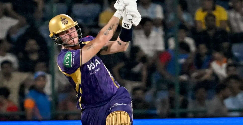 Finn Allen's Explosive Century Powers KKR to Victory Over Delhi Capitals