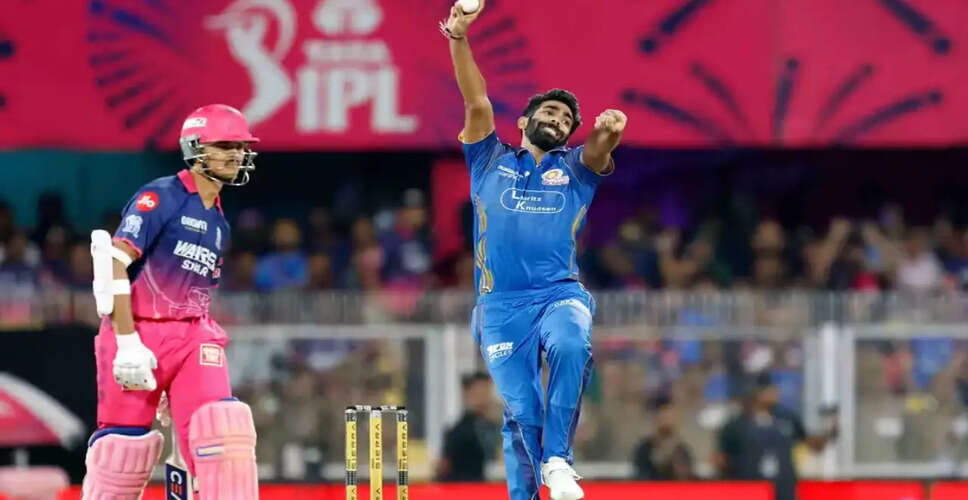 Jasprit Bumrah Sits Out Final IPL 2026 Match for Mumbai Indians Against Rajasthan Royals