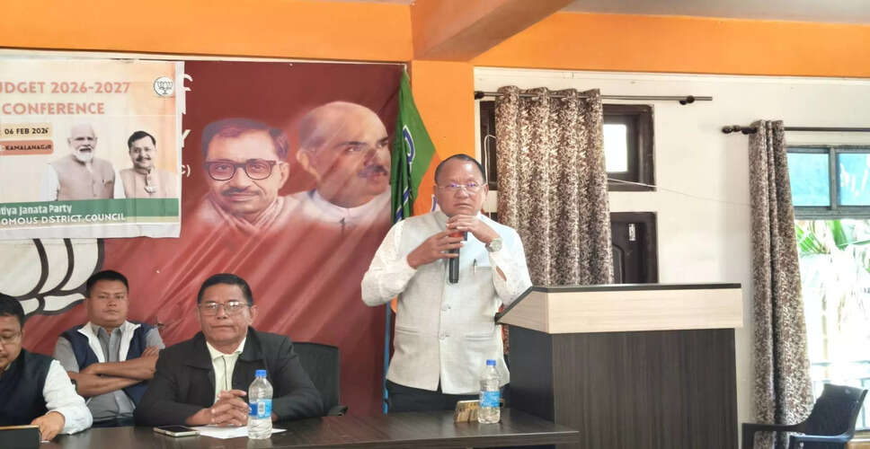BJP Alleges Financial Neglect of Autonomous District Councils in Mizoram