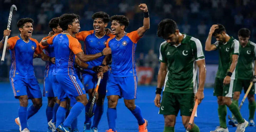 India Triumphs Over Pakistan in U18 Men's Asian Cup Semi-Final