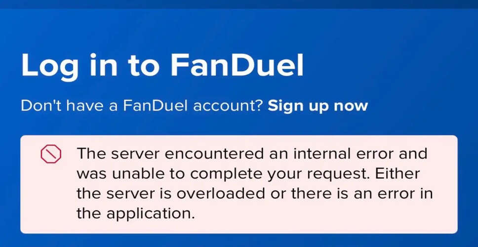 FanDuel Faces Major Outage During NBA Playoffs