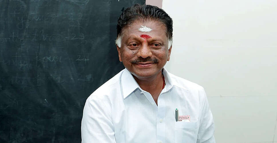 Former Tamil Nadu CM O. Panneerselvam Joins DMK Amidst Political Shift