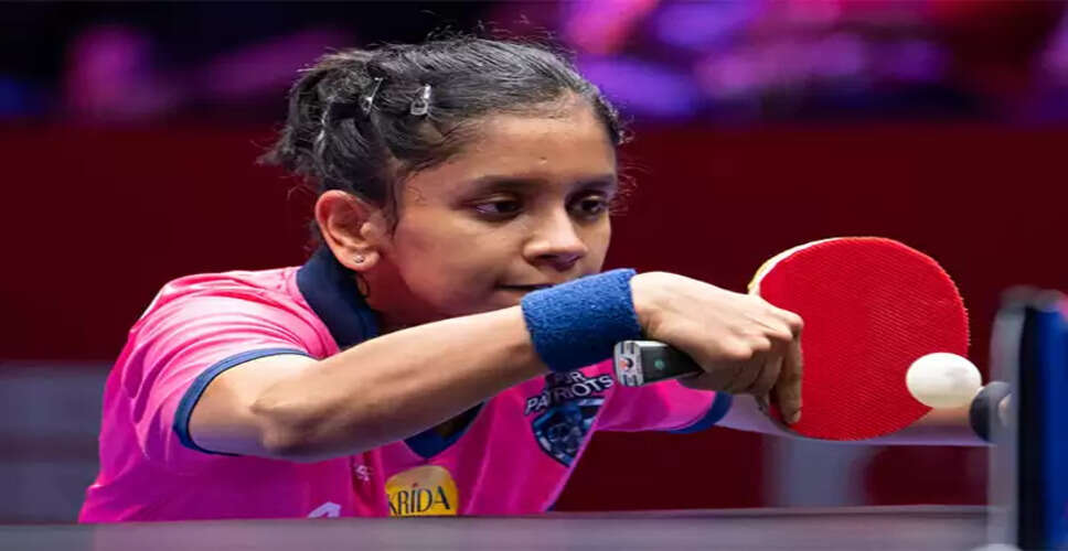 Sreeja Akula Leads Jaipur Patriots to Historic UTT Semi-Finals