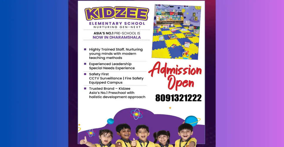 Kidzee Preschool Launches in Dharamshala: A New Era in Early Education