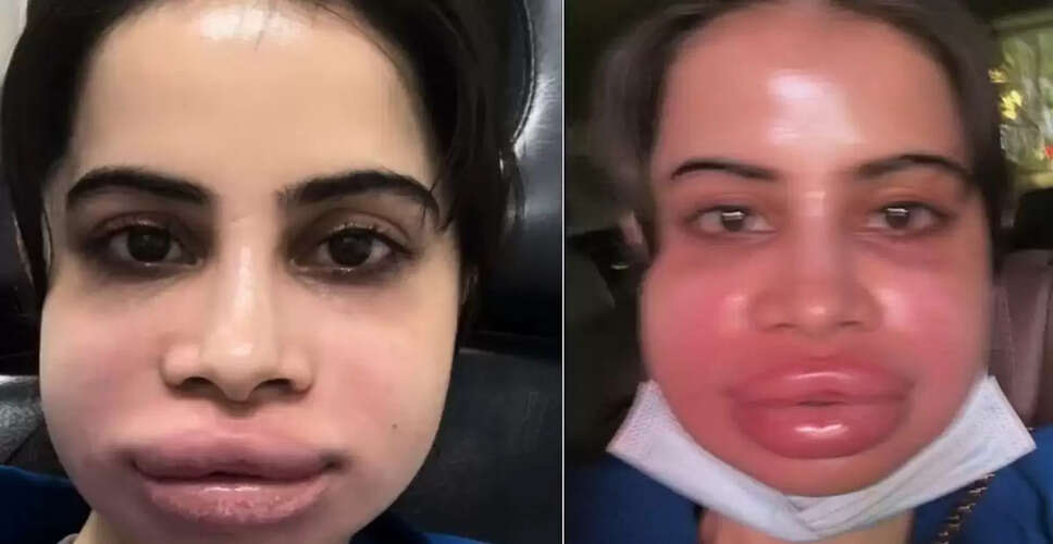 Uorfi Javed's Lip Filler Dissolving Sparks Mixed Reactions Online