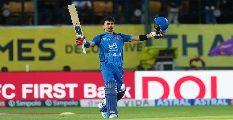 Rahmanullah Gurbaz Sets Record with Fastest ODI Century for Afghanistan Against India