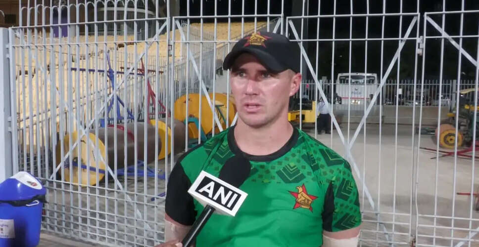 Zimbabwe's Brad Evans Prepares for T20 World Cup Clash Against India