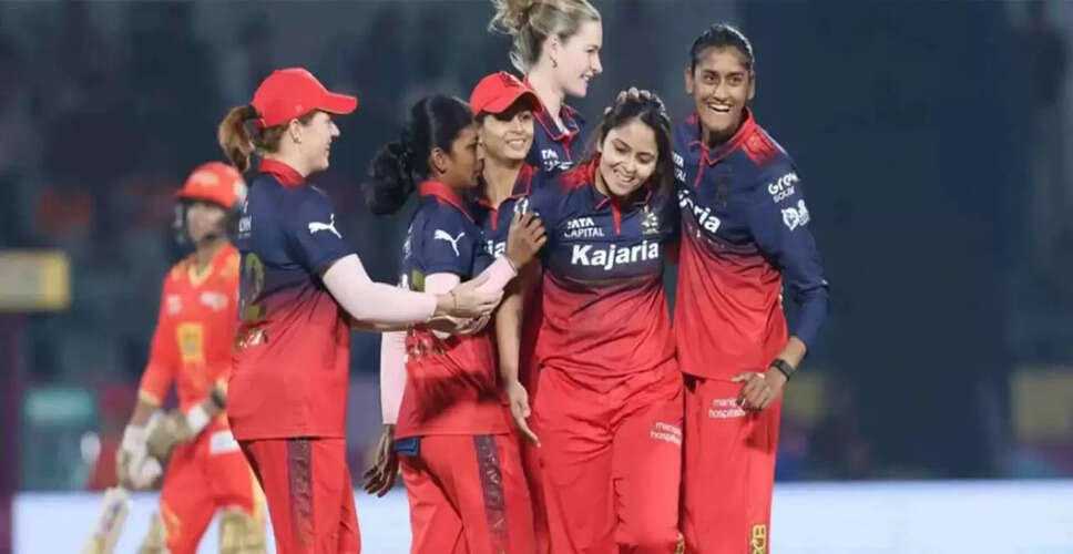 RCB Dominates Gujarat Giants with Stellar Bowling and Naik's Half-Century