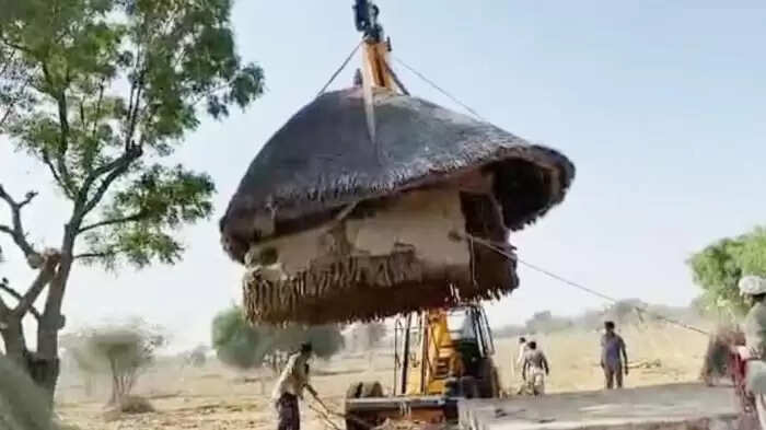 Grandson Preserves Grandfather's Hut in Rajasthan with Innovative Move