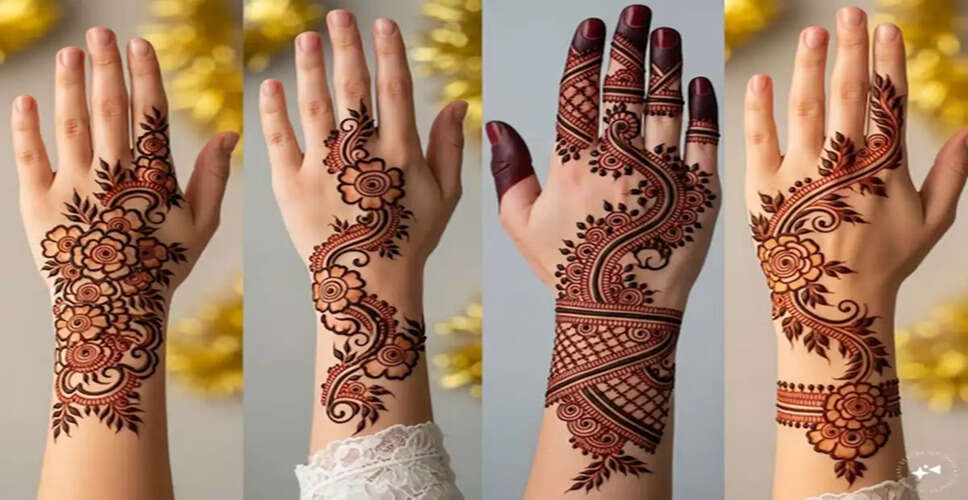 Elegant Mehndi Designs for Eid Celebrations