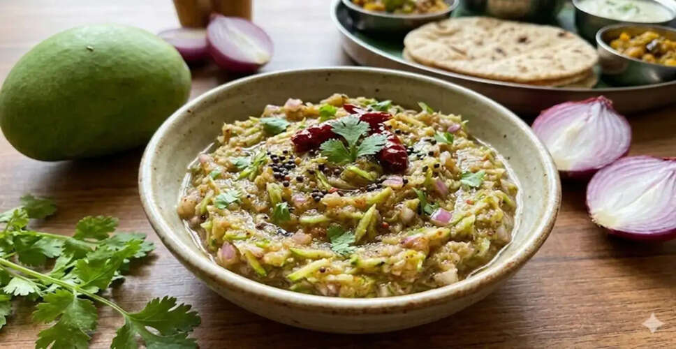 Delightful Raw Mango and Onion Chutney Recipe for Summer