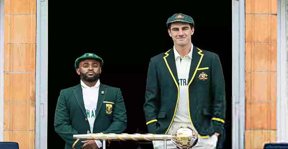 WTC Final 2025: Australia vs South Africa Match Details and Live Streaming