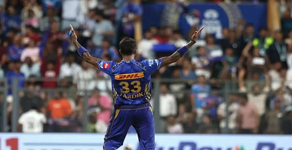 Mumbai Indians Celebrate Playoff Victory with Hardik Pandya