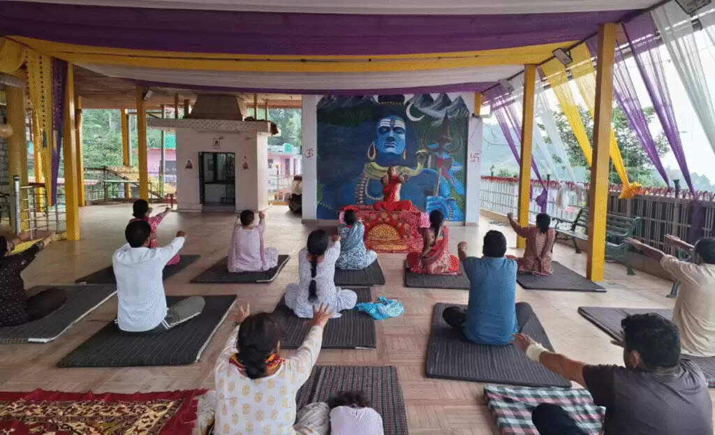 8-Day Yoga Camp Kicks Off at Indrunag Temple in Kangra