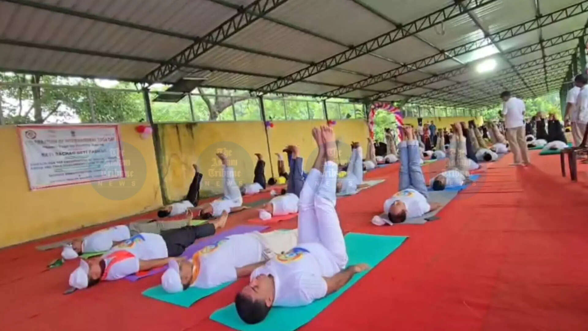 Assam Celebrates 12th International Day of Yoga with Enthusiastic Participation