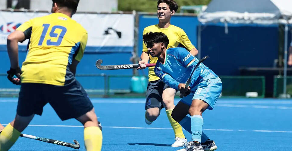 India Dominates Kazakhstan with 13-0 Win in U-18 Asia Cup 2026
