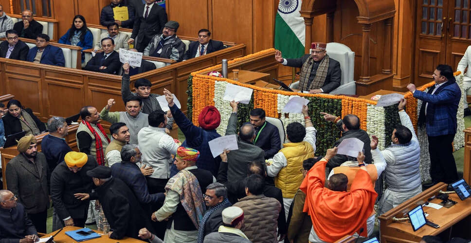 Delhi Assembly Erupts in Chaos Over Controversial Video Allegations