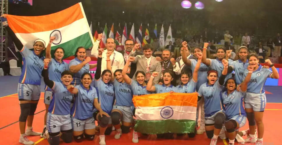 Indian Women's Kabaddi Team Clinches Second World Cup Title