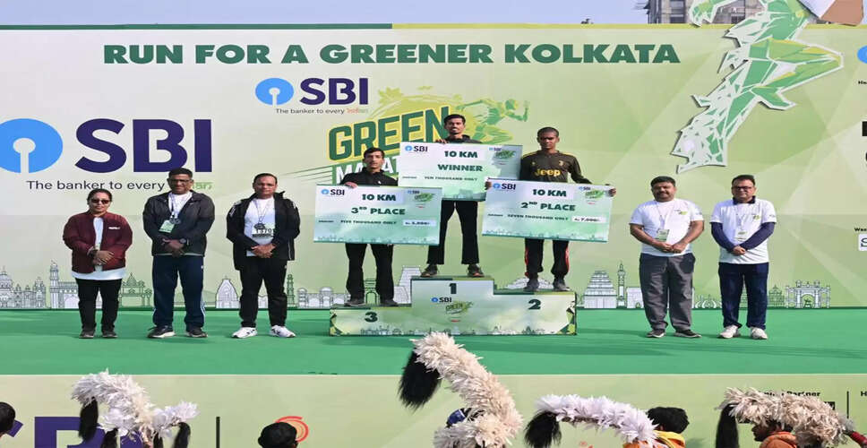 Kolkata Hosts SBI Green Marathon Season 6: A Run for Sustainability