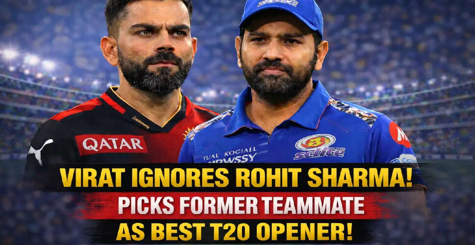Virat Kohli Names Chris Gayle as Top T20 Opener Over Rohit Sharma