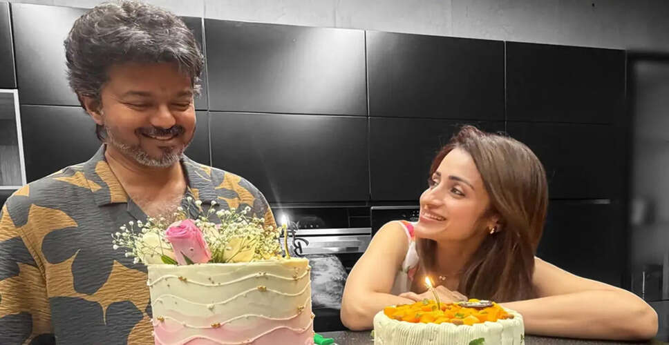 Trisha Krishnan Celebrates Vijay's Birthday, Quelling Rift Rumors