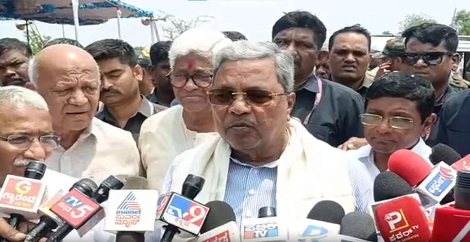 Karnataka CM Siddaramaiah Confident of Congress Candidate's Success in Bagalkot By-Election