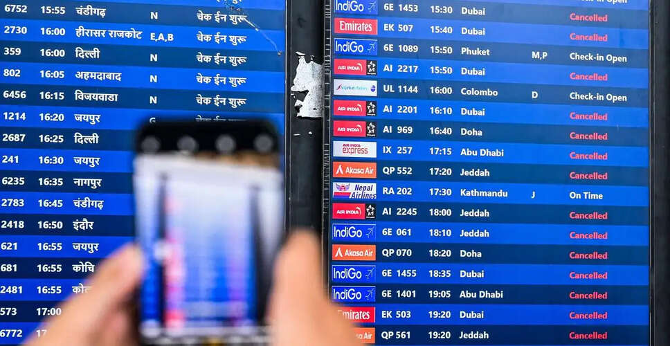 Flight Disruptions in India Due to Escalating Tensions in West Asia