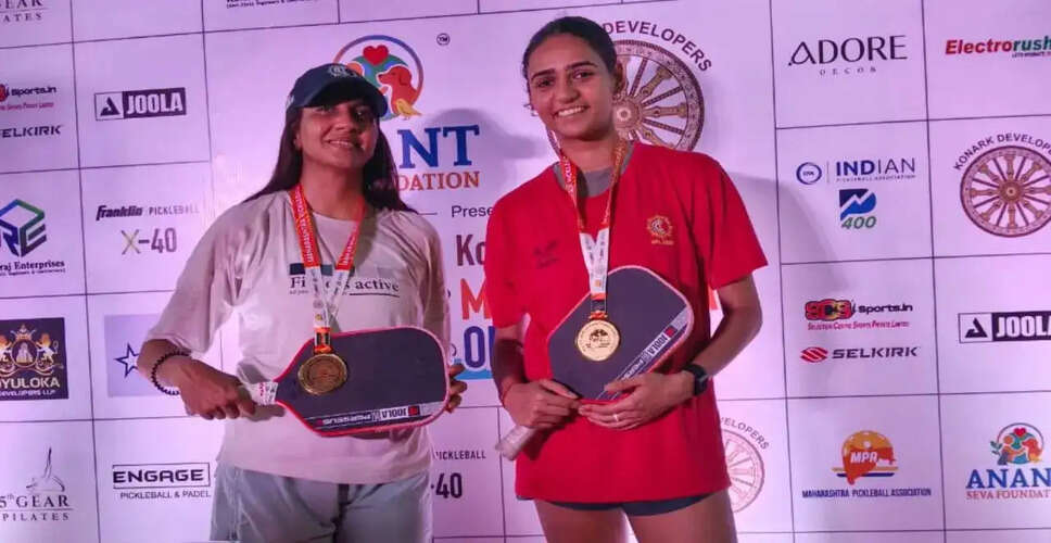 Kumpal Agarwal and Prisha Patel Triumph in Women's Doubles at Maharashtra Open